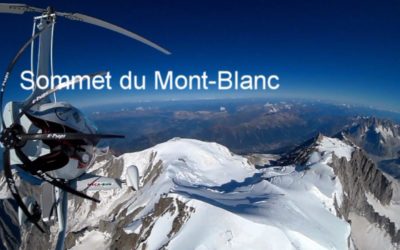Mecarun au dessus du Mont Blanc